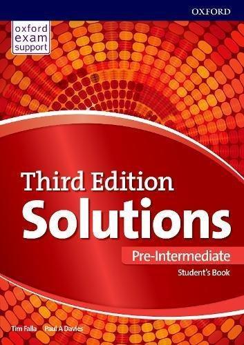 Solutions pre-intermediate sb & online practice 3ra edition