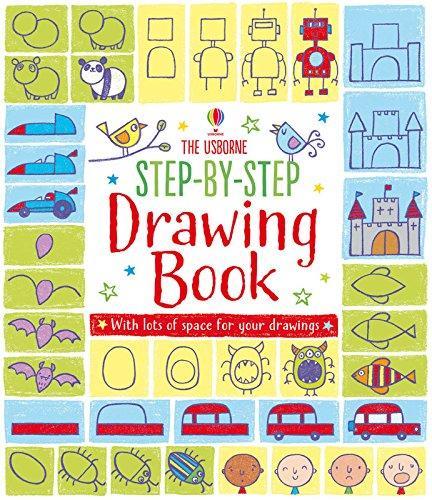 Step-by-step drawing book - usborne