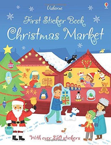 Christmas market - usborne first sticker book