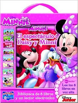 Biblioteca minnie 8 libros+lec.magic