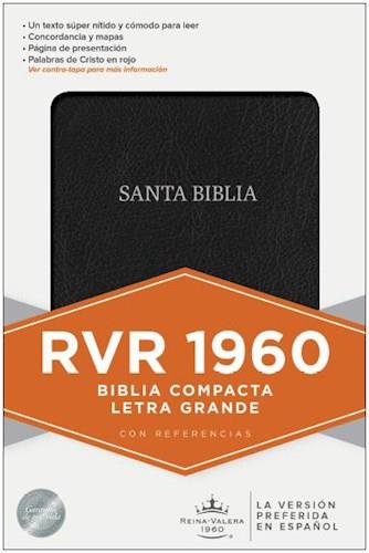 Biblia reina valera marron compacta letra grande 1960