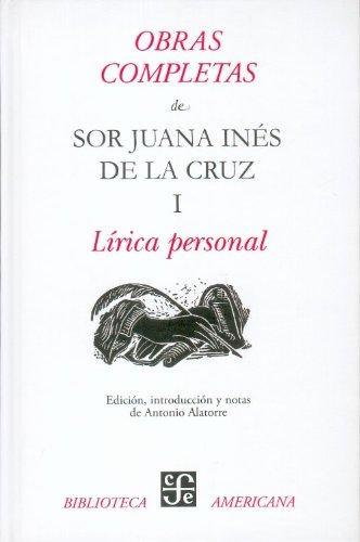 Obras completas - sor juana ines de la cruz 1 lirica persona
