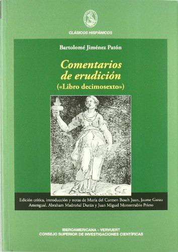 Comentarios de erudicion : Libro decimosexto