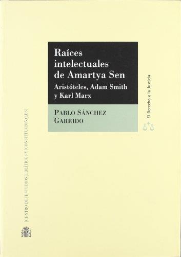 Raices intelectuales de amartya sen. Aristoteles, adam smith