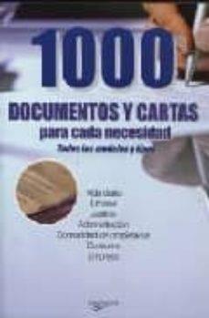 1000 documentos y cartas para cada necesidad