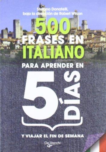 500 frases en italiano para aprender en 5 dias
