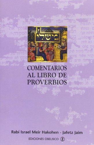 Comentarios al libro de proverbios