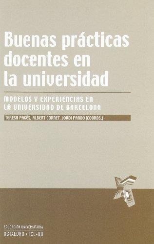 Buenas practicas docentes en la universidad. Modelos...univ.