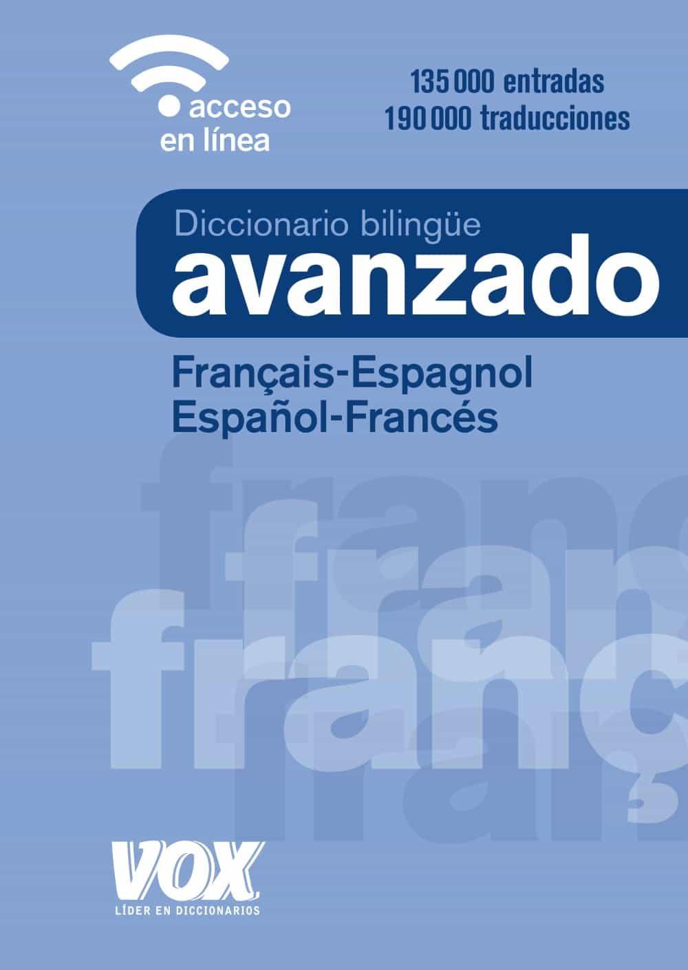 Diccionario bilingue avanzado francais espagnol - español fr