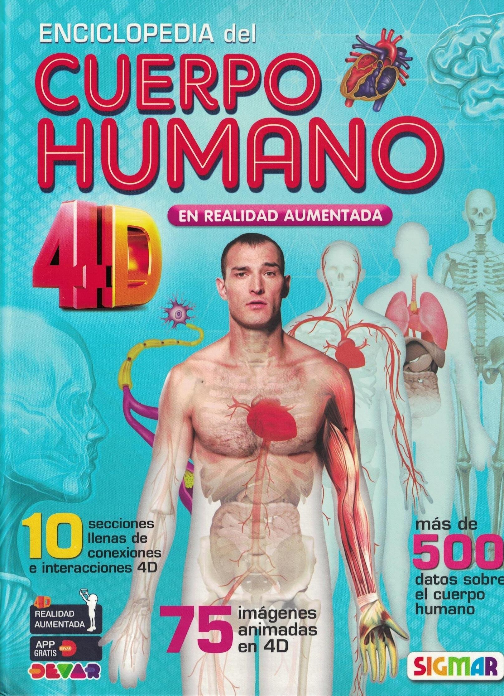 Enciclopedia del cuerpo humano con realidad aumentada