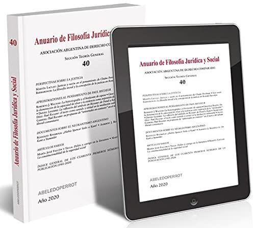 Anuario de filosofia juridica y social nø 40