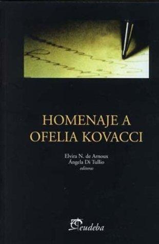 Homenaje a ofelia kovacci