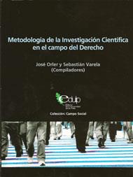 Metodologia de la investigacion cientif.en el campo del dere