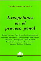 Excepciones en proceso penal