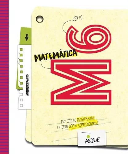 Matemática 6 espacio abierto - 2023