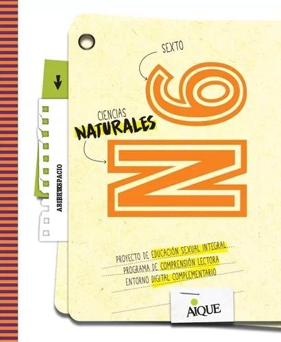 Naturales 6 espacio abierto - 2023