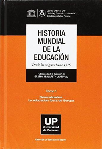 Historia mundial de la educacion 1