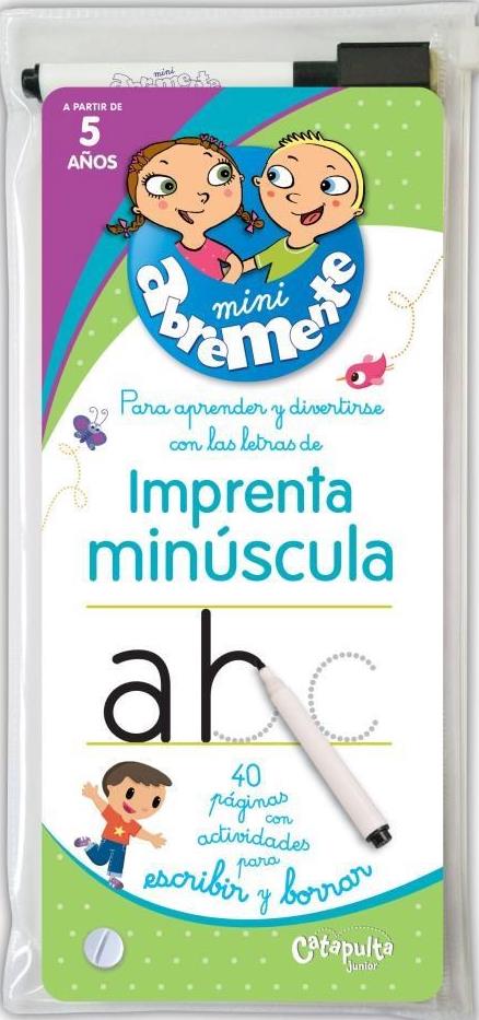 Abremente - mini para escribir y borrar- imprenta minuscula