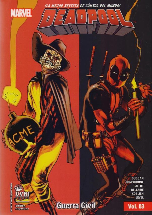 Deadpool 3 guerra civil - marvel comics