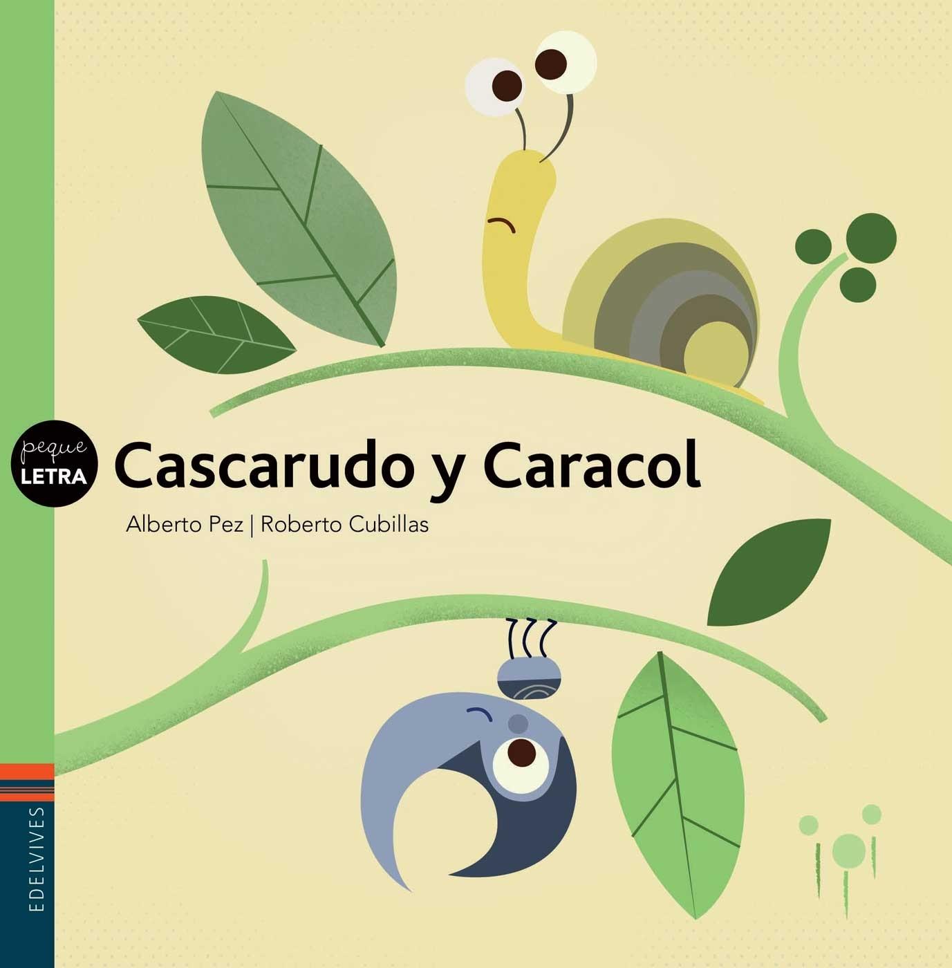 Cascarudo y caracol - peque letra